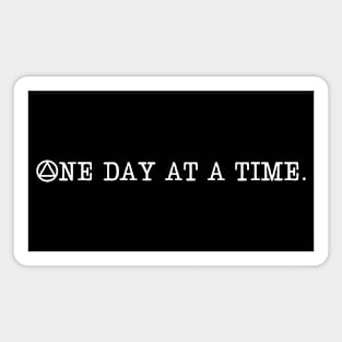 One Day At A Time Typewriter Magnet